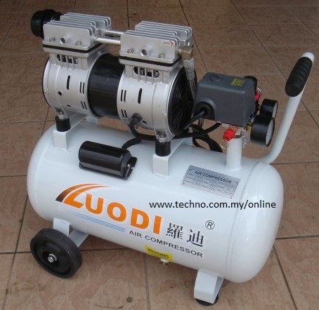 Luodi 550W 24L Oil-Less Silent Air Compressor